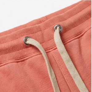 Pantalones Cortos Deportivos Casuales Personalizados de Alta Calidad 2025, de Algodón, por Encima de la Rodilla, para Hombre, Lisos, con Cordón Ajustable, Color Personalizado, Servicio OEM - Product Image 4