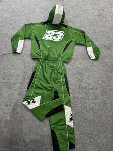 Conjunto Deportivo para Hombre, Chaqueta y Pantalones con Cordón, 100% Nailon, Líneas Reflectantes, Logotipo Digital, Estilo Vintage, Cortavientos 2026 - Product Image 2