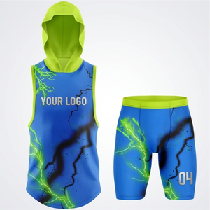 Uniforme de football américain 7v7 de haute qualité, respirant, avec logo personnalisé, 100% polyester, uniforme personnalisé de la ligue américaine de football américain - Product Image 4