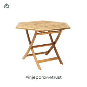 Mesa Auxiliar Multifuncional Portátil de Madera de Teca Sólida, Resistente al Agua y Duradera, para Uso en Restaurantes, Hoteles, Interiores y Exteriores - Product Image 6