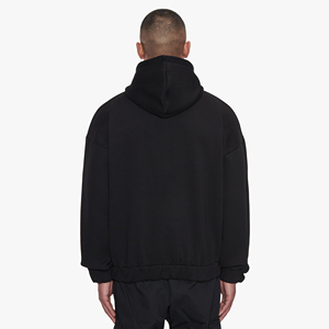 Sweat à capuche zippé personnalisé pour homme, motif uni, vêtement décontracté, nouvelle collection, fabricant de vêtements, sweats à capuche en vente, tailles plus grandes personnalisées, vente en gros - Product Image 3
