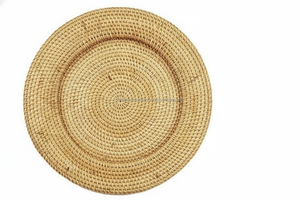 Chargeur en rotin fait à la main, tissé à partir de rotin naturel pour des présentations culinaires haut de gamme, proposé par un fournisseur professionnel du Vietnam - Product Image 2