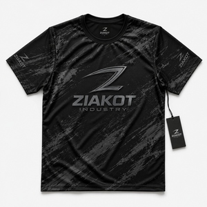 Camiseta Deportiva ZIAKOT INDUSTRY para Hombre, con Estampado de Bandera Sublimado, Cuello Redondo, Manga Corta, Absorbe la Humedad, Corte Atlético - Product Image 3