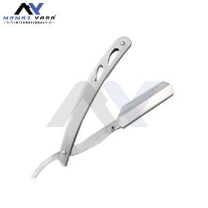 Premium Barber Salon Professional Stainless Steel Straight <b>Edge</b> Shaving Razor Grooming Tool for Mens Beard, Hairline Mustache - Product Image 6