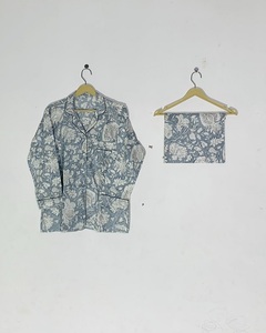 Meilleur ensemble de pyjama bohème ethnique pour femmes, imprimé à la main, prix de gros - Product Image 2