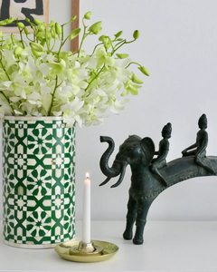 Jarrón de Resina Personalizado con Incrustaciones de Flores para Bodas y Decoración del Hogar, Jarrón de Piso - Product Image 4