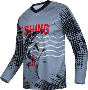 Camisa de Pesca con Protección Solar UPF 50+ UV, Ecológica, de Poliéster/Algodón, Transpirable, Antimicrobiana, de Secado Rápido, para Pesca al Aire Libre - Product Image 1