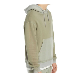 Sweat à capuche personnalisé pour homme, 100% coton French Terry, poids lourd, épaules tombantes, style streetwear, sweat à capuche uni pour homme - Product Image 3