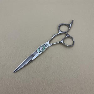 Ciseaux à effiler professionnels en acier inoxydable 4Cr13 de 6 pouces avec logo personnalisé, vis réglable et poignées en céramique – Fournitures de salon de coiffure et d'esthétique - Product Image 3