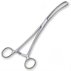DIVIED INTERNATIONAL Teale Uterine Tenaculum Forceps <b>Model</b> M1114S Stainless Steel Manual Surgical Instruments Class II CE - Product Image 3