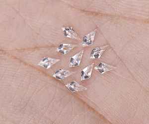 Diamantes Sintéticos Cultivados en Laboratorio, Corte Kite, Color D Blanco, 4.0 x 2.0 mm, Certificados por IGI, para Fabricación de Joyería y Pendientes - Product Image 2