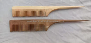 Fournisseur en gros de peignes en bois pour cheveux, fabricant de peignes en bois de Neem pour la croissance des cheveux, peignes larges en bois pour coiffure, pour hommes et femmes - Product Image 3