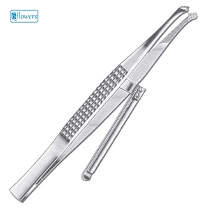 Pinzas Quirúrgicas para Tejidos Infantiles Six Flowers/OEM F5-332, Instrumento Manual con Certificación CE, Clase I, Cumple con ISO 2015, 18 cm, para Cirugía - Product Image 1