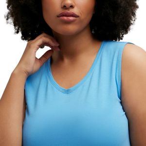 Débardeur de sport pour femme OEM, tricoté, coupe oversize, dernière conception, sans manches, vêtement de fitness et de gym - Product Image 2
