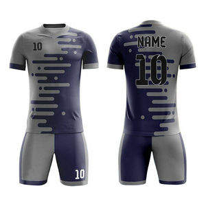 Sublimation Breathable Anti-Bacterial Waterproof Soccer Jersey Sets Half Sleeves for Professional Team Wear Two Football - Product Image 5