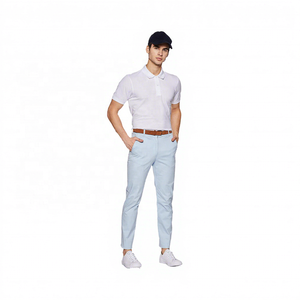 Chemise pour homme à manches courtes en coton/fibre de bambou, couleur unie, style vintage, séchage rapide, tissu respirant, longueur normale - Product Image 1