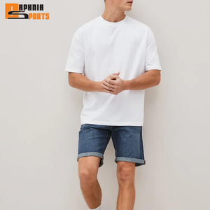 T-shirts décontractés pour hommes, sport, fitness, course à pied, 100% coton, coupe classique, col rond, manches courtes, anti-rides, avec logo personnalisé - Product Image 2