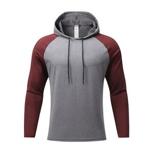 Hooded Sweatshirt Men's <b>Gym</b> Fitness <b>Long</b> <b>Sleeve</b> Hoodie Outdoor Casual Running Pullover Fast Drying Hoodie <b>Top</b> Quality - Product Image 2