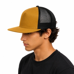 Casquette de camionneur unisexe personnalisable, imperméable, respirante, en maille, réglable, avec fermeture snapback, coutures de qualité supérieure, style streetwear urbain, légère - Product Image 3