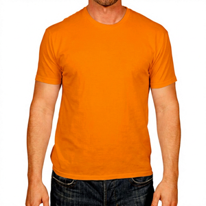 Camiseta de Manga Corta para Hombre, Cuello Redondo, 100% Algodón, Corte Regular, Casual, Tejido con Estampado por Transferencia Térmica, Ecológica, 240g, Color Negro - Product Image 6