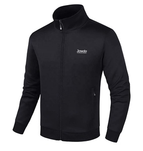 Chándales deportivos ligeros sólidos de policloropreno para hombre, chándal de manga larga, conjunto atlético, chaqueta para correr con cremallera completa - Product Image 3