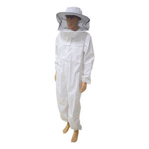 Combinaison intégrale kaki réfléchissante en polyester à manches longues pour l'apiculture – Équipement de sécurité - Product Image 5