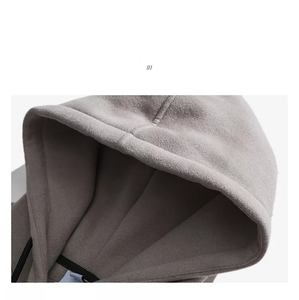 Sweat-shirt polaire à capuche pour homme, 100 % coton, imprimé, avec poches, style streetwear, anti-plis, respirant, vente en gros - Product Image 5