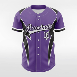 Maillot de baseball et de softball personnalisé en polyester entièrement sublimé, vente en gros - Product Image 2