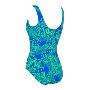 High Quality Women One Piece Swimwear Quick Dry Stretch Breathable Lightweight Spandex/Polyester Sports Beach Swimming Costume - Product Image 3
