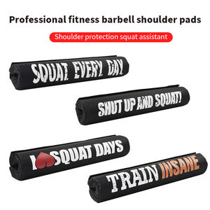 อุปกรณ์เสริมยกน้ำหนัก แผ่นรองคอ ป้องกันการบาดเจ็บ แผ่นรองสควอท โฟมพิมพ์ลาย แผ่นรองบาร์เบล ยางรองสะโพกสำหรับฮิปทรัสท์ - Product Image 4