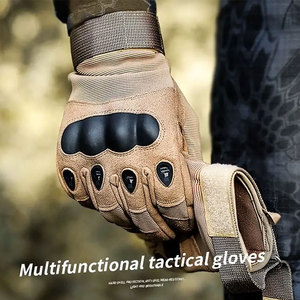 Gants de moto en PU personnalisés, écologiques, thermiques, imperméables, à écran tactile, à doigts entiers, longueur poignet, pour VTT - Product Image 4