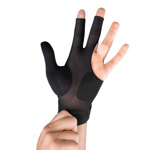 Gants de snooker Geo Brothers durables à bas prix, en polyester, unisexes, fermeture à boucle, antidérapants, protection UV, personnalisables OEM - Product Image 4