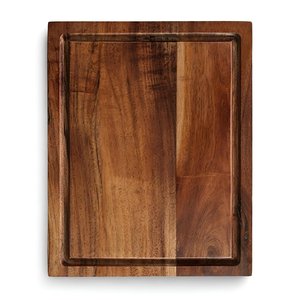 Planche à découper en bois rectangulaire avec poignée, grande planche de préparation et de service pour la maison, les restaurants et la vente au détail - Product Image 4