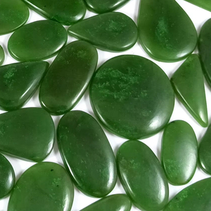 Fournisseur de pierres précieuses en vrac de haute qualité, cabochons en jade néphrite naturel, pierres facettées, cristaux de guérison, vente en gros - Product Image 1