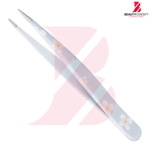 Juego de 4 Pinzas para Cejas al por Mayor con Estuche, Acero Inoxidable de Grado Quirúrgico, Punta Inclinada, Puntiaguda y Plana para Hombres y Mujeres - Product Image 5