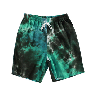 Shorts d'été légers tie-dye pour hommes, shorts de sport avec poches latérales, cordon de serrage, respirants, en promotion - Product Image 6