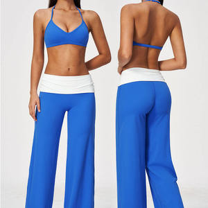 Conjunto Deportivo de 2 Piezas para Mujer, Diseño Atlético, Sujetador Deportivo con Sensación de Segunda Piel, Leggings Deportivos de Cintura Alta, Faja Reductora, para Entrenamiento y Yoga - Product Image 6