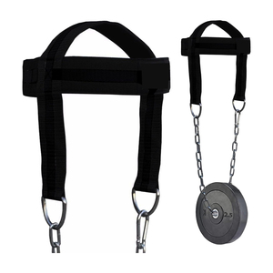 Harnais de musculation professionnel pour la tête, équipement d'entraînement durable pour le cou, service OEM pour les salles de sport, les entraîneurs et les distributeurs de fitness - Product Image 3
