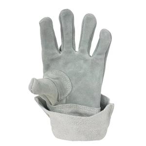 Gants de soudage en cuir de vachette avec logo personnalisé, couleur au choix, pour hommes et femmes - Product Image 3