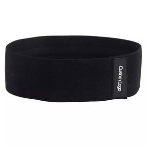 Custom Logo Black Nylon Fitness Waist <b>Band</b> Comfortable All Ages <b>Exercise</b> Equipment - Product Image 1