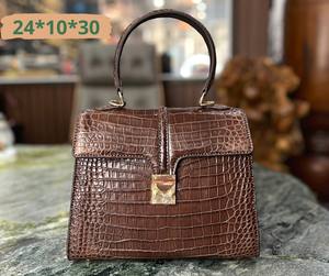 ขายส่งกระเป๋าถือหนังหรูสําหรับผู้หญิงออกแบบเองแฟชั่นกระเป๋าหนังผู้หญิงแท้ - Product Image 3