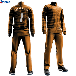 Bobbin Men's <b>Tracksuit</b> Blue Gray Color Blocking Full Zipper Sporty Casual Wear With Custom Logo Print Autumn Outfit - Product Image 4