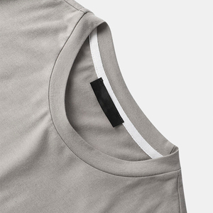 T-shirt pour homme en coton 100% de qualité supérieure, imprimé en couleur unie, coupe ample, épaules tombantes, poids lourd 260g, style streetwear - Product Image 6