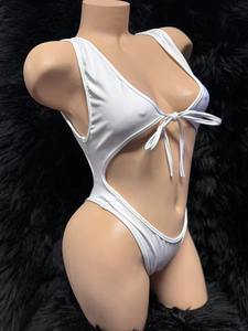 Bikini de plage deux pièces élégant et tendance avec emballage personnalisé gratuit, faible MOQ, qualité supérieure, design personnalisé tendance, OEM - Product Image 4