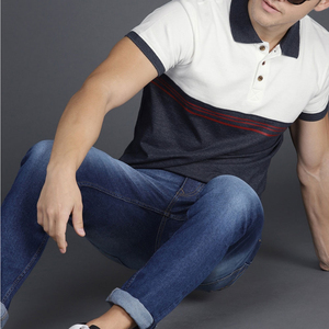 Polo de manga corta antiarrugas para hombre a precio económico, personalizable, transpirable, suave, precio al por mayor, diseño propio. - Product Image 5