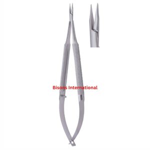 ที่จับเข็มไมโครสแตนเลสสตีลคุณภาพพรีเมียมแบบขายส่ง ได้รับการรับรองมาตรฐาน CE สำหรับจักษุวิทยาและศัลยกรรมตา - Product Image 3