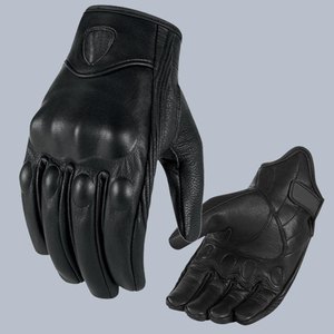 Gants en cuir pour homme, cuir véritable, doux, pour la conduite, saison hivernale / Cuir véritable en vente - Product Image 6