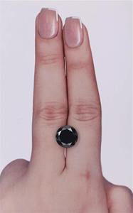 Pierre précieuse naturelle chauffée, diamant noir certifié GIA, taille calibrée de 2 à 12 mm - Product Image 3