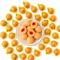 Gomitas Rellenas de Mermelada con Forma de Mango Fresco, Marca Privada, Productor Mayorista, Halal, Dulces de Frutas Suaves, Golosinas en Frasco TK