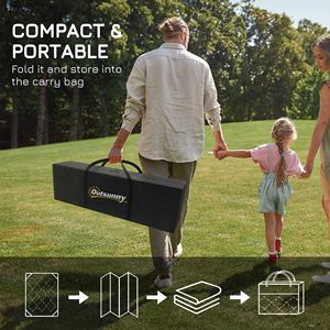 Tappeto da Esterno Reversibile Grigio e Bianco 9FT X 18FT, Impermeabile in Plastica Intrecciata, Portatile per Campeggio RV e Picnic in Giardino - Product Image 4